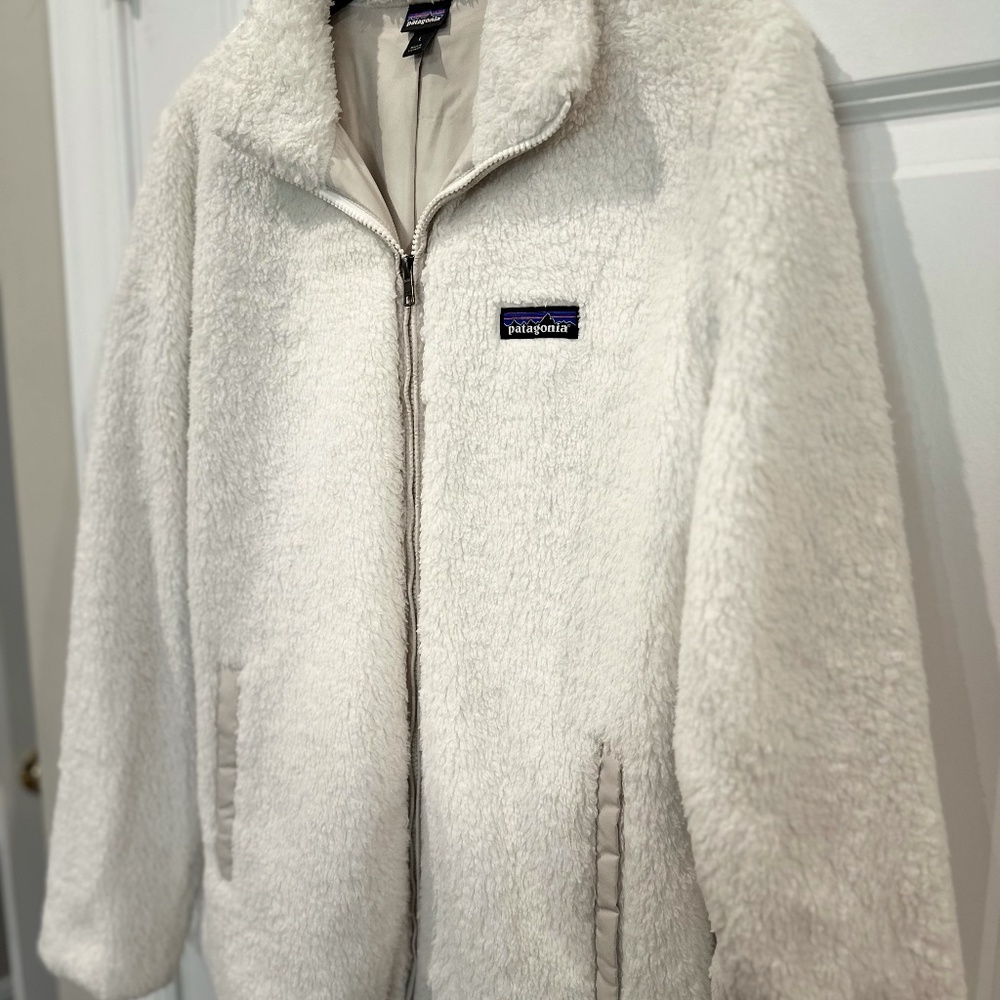 PATAGONIA RAW LINEN ZIP UP JACKET SZ LARGE